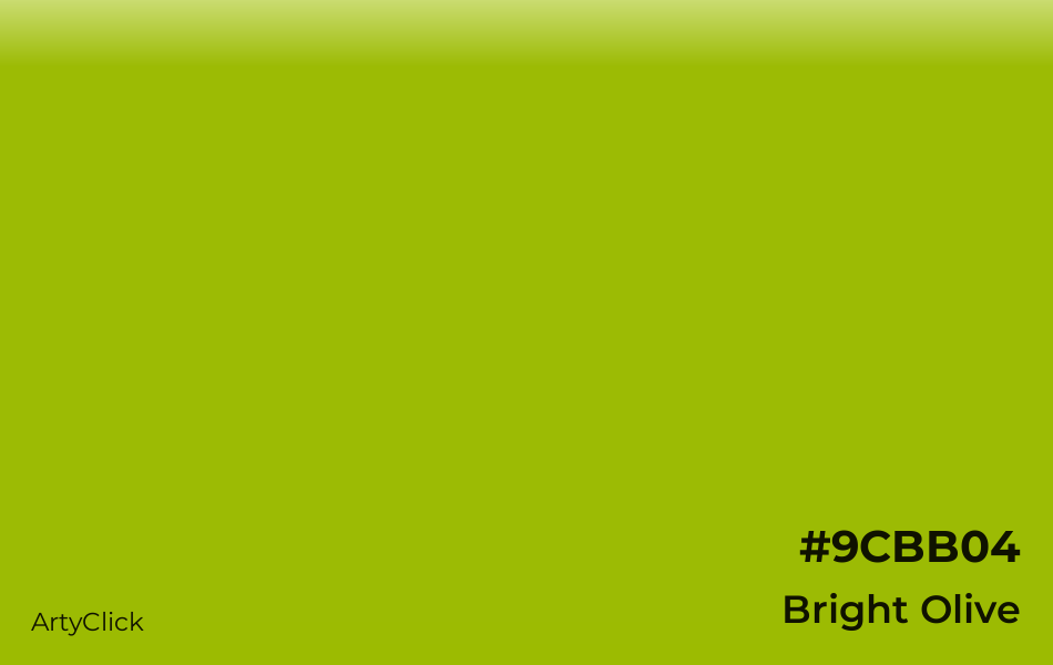 Bright Olive #9CBB04