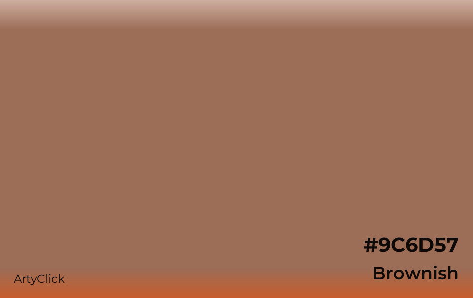 Brownish #9C6D57