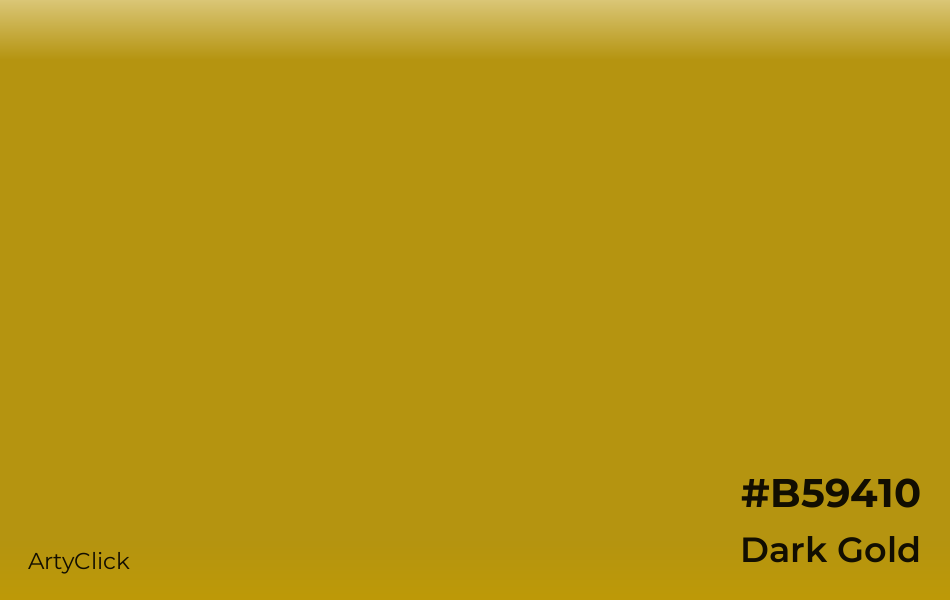 Dark Gold Color ArtyClick