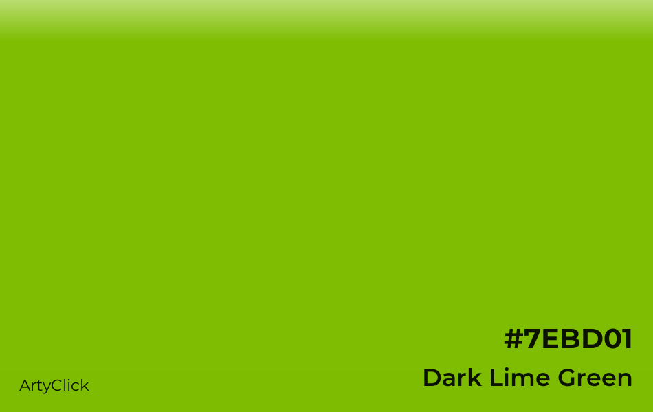 Dark Lime Green #7EBD01