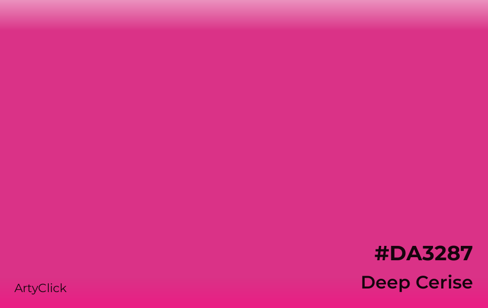 Deep Cerise #DA3287