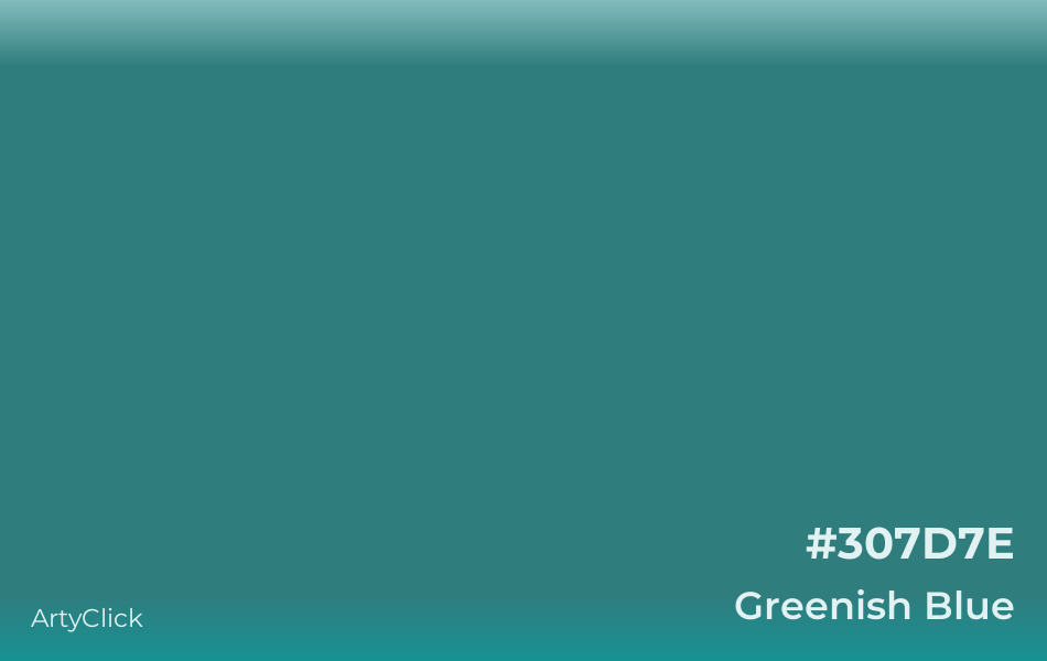 Greenish Blue #307D7E