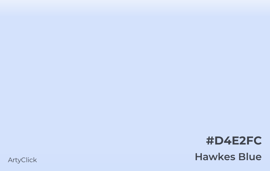 Hawkes Blue #D4E2FC