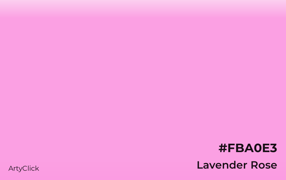 Lavender Rose #FBA0E3