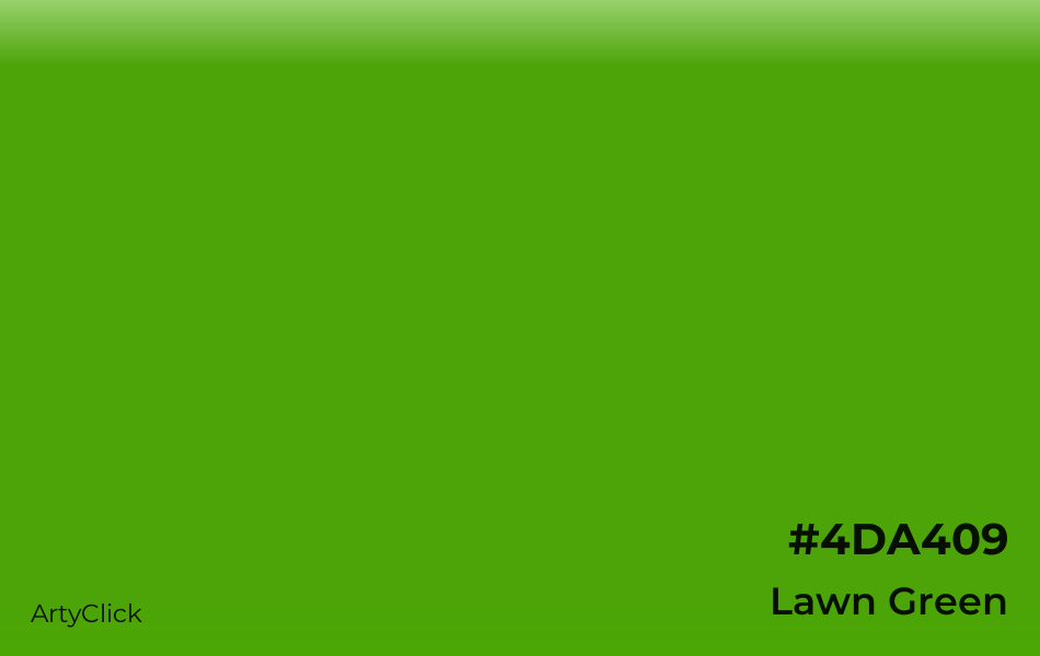 Lawn Green #4DA409