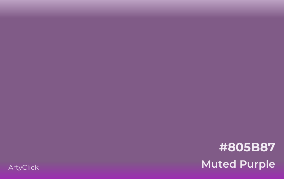 Muted Purple #805B87