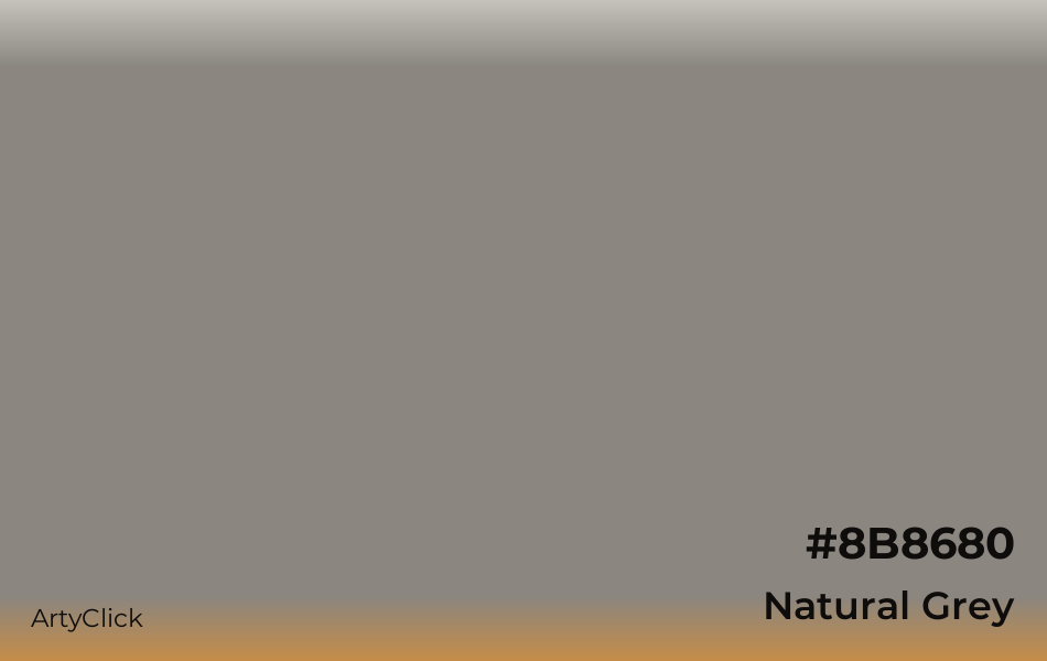 Natural Grey #8B8680