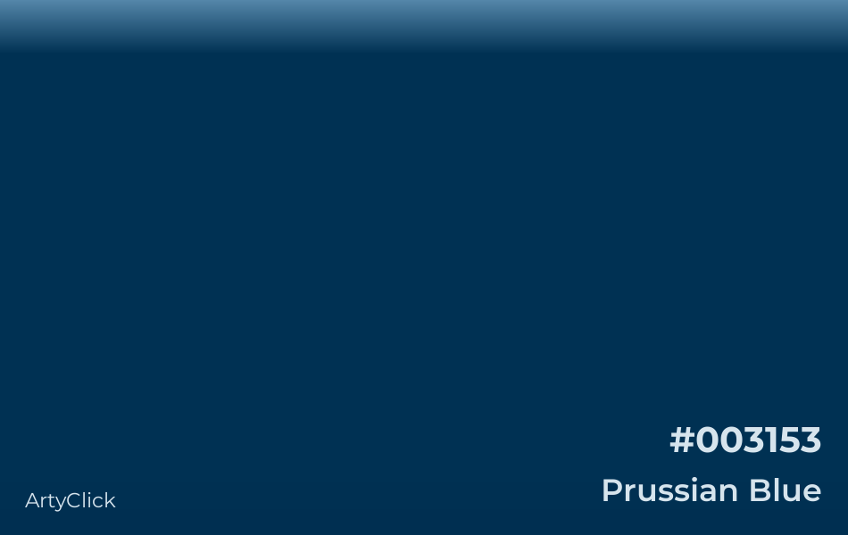 Prussian Blue #003153