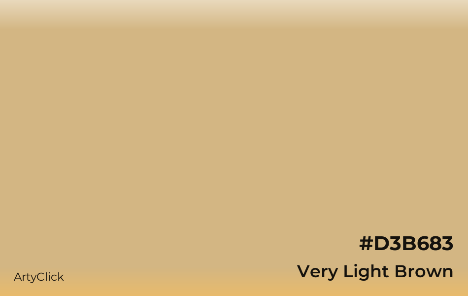 Very Light Brown #D3B683